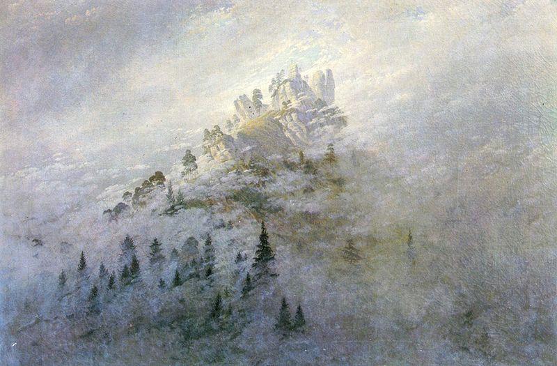 Caspar David Friedrich Morgennebel im Gebirge China oil painting art